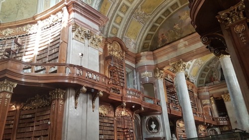 studyblr:the state hall of the austrian national library is just unbelievably beautiful. what a magn