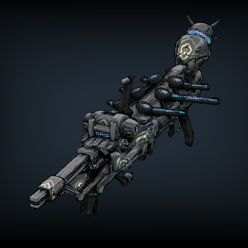 Synoid, sporting fancy cepholon lighting and patterning