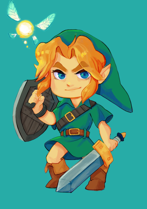 a new commission for @ryanbiwood of majora’s mask link[commission info!]