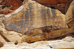 ancientart:The Native American petroglyphs of Gold Butte. Northwest of Las Vegas, Nevada, USA.Photos courtesy of &amp; taken by Andrew.