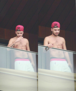 daisylevres:  liam at the hotel in rio de janeiro | 07/05 