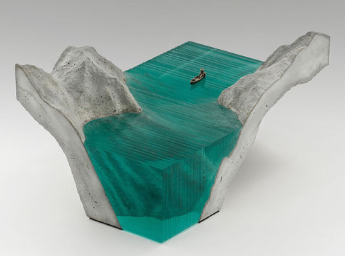 mayahan:Captivating Layered Glass Sculptures By Ben Young