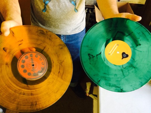 thomashasa:asianmanrecords:A new pressing of the Alkaline Trio ”GODDAMNIT” and “MAYBE I’LL CATCH FIR