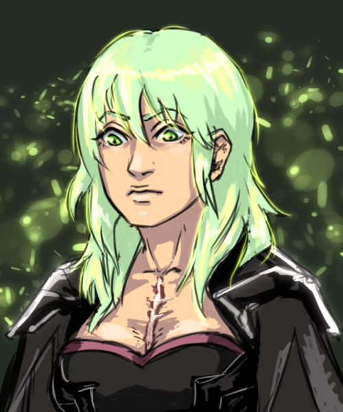 i like to imagine that the real reason f!byleth wears that weird compass thing around her neck is to
