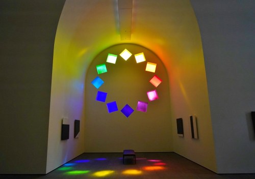 Ellsworth Kelly (American, 1923-2015, b. Newburgh, NY, USA) - Austin, 2015; 1: Interior view, facing