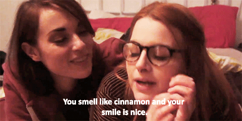 cause-im-twisted-up:  “you smell like cinnamon and your smile is nice” <3  