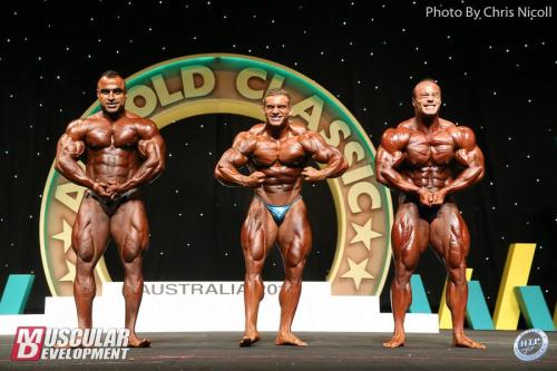 sannong:  2016 Arnold Classic Australia - Comparisons: Bottom 3 Places6. STEVE ORTON (right)7. CODY MONTGOMERY (center)8. ATIF ANWAR AHMED (left)