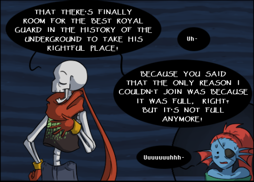 zarla-s:[previous][next]MOVING ON TO OTHER THINGS finally Papyrus being a little insensitive here, h
