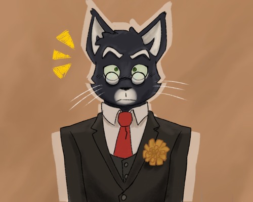 Uh Hi Tumblr Forgot You Existed Again. I Drew The Silly Cat Man :D