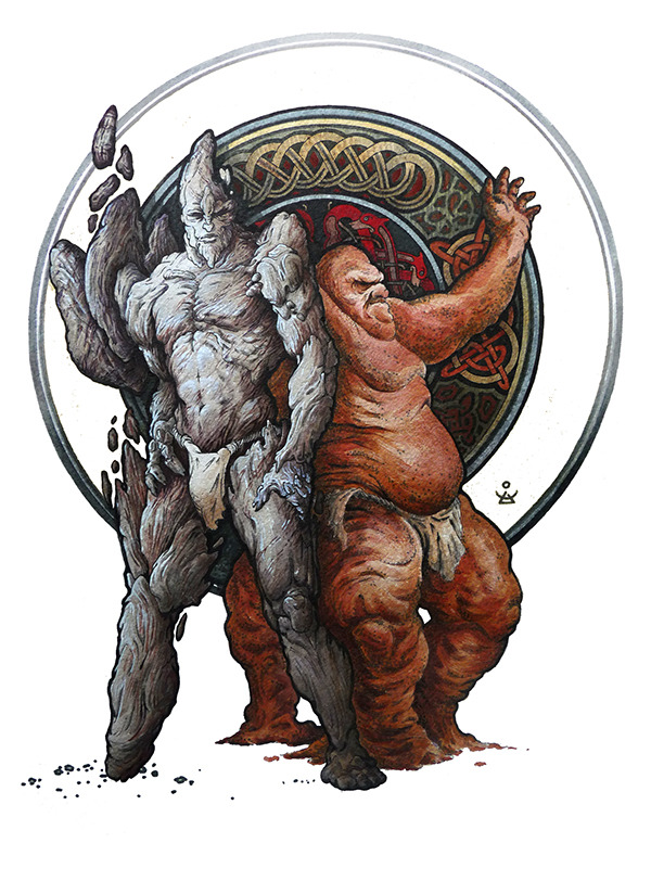 filbypott:  hedendom:  Illustrations for the book “Myths and Legends of Scandinavia”