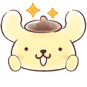 Pompompurin Emoji (watercolors) By SANRIO
