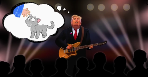 I just released this parody animated video of Radiohead’s Creep, starring Donald Trump. We are