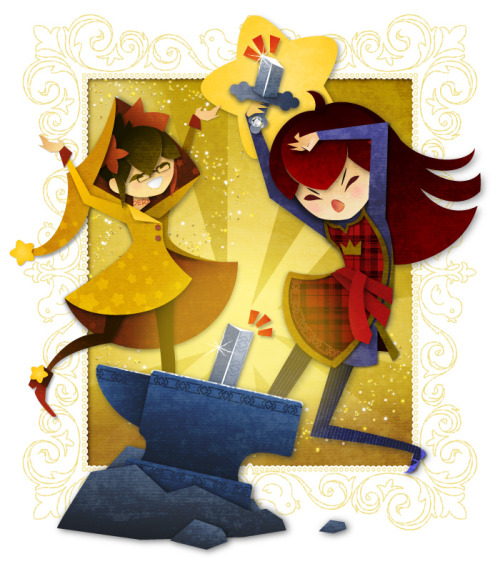 Artwork for the new CI Peyo&rsquo;s Fables Little Red Riding Hood, Rumpelstiltskin, The Sword in