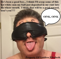 Follow my bitch!!!  Watch me humiliate him!  Daily posts!http://stupidfuckingpig.tumblr.com/