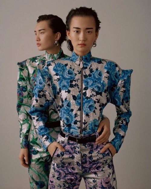 pocmodels:Wangy & Chunjie Liu by Zoltan Tombor for Vogue Hong Kong - May 2019