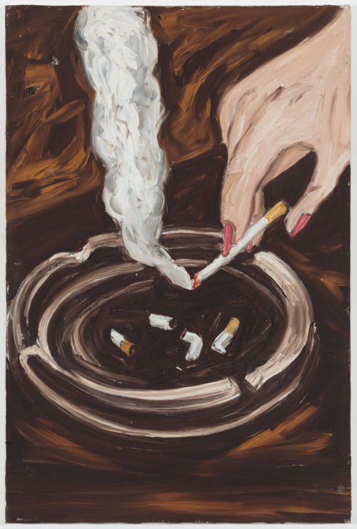 huariqueje:   Ashtray    -   Richard Bosman , 1981 American,b.1944- Oil on canva