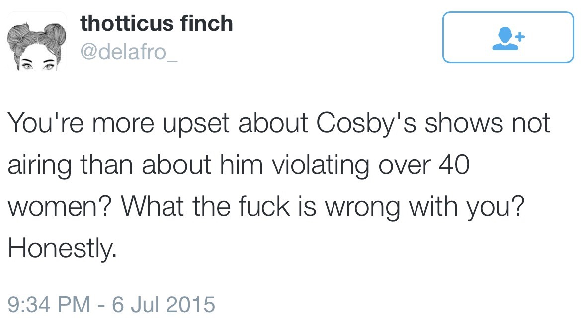 odinsblog:  “Cosby been throwing young BM over the roaster for years and they cape