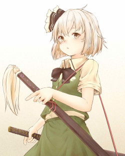 konpaku youmu (touhou) drawn by moyashi baasuto - Danbooru