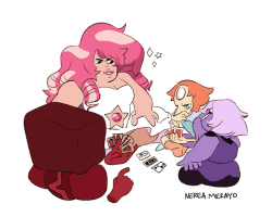 nereamerayo:  Garnet is hard to beat at games, but Pearl may have a chance to win when everyone else has already lost…  