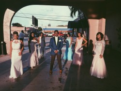 blackfashion:  My friends and I at prom hope you like it and I get posted