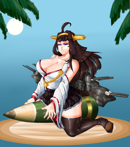 I still like Kongou bongo so I made her again oopsnude versionhttps://www.deviantart.com/theomegagod