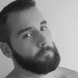 beardburnme:  “#me #beard #man #blackandwhite