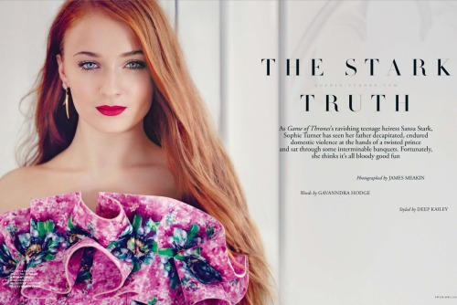 Sex mistertez:  Sophie Turner ~ Tatler UK Magazine pictures