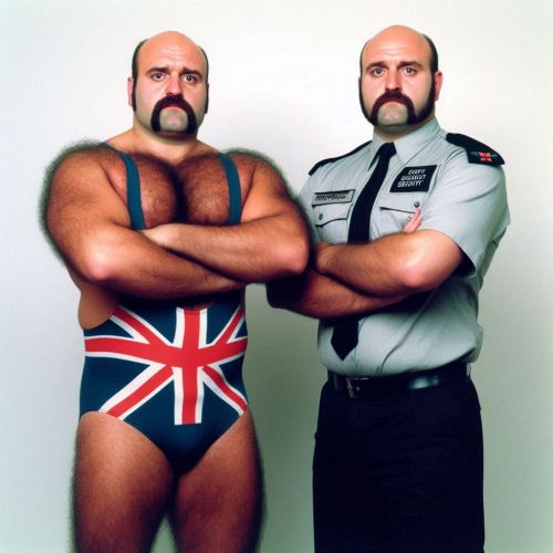 Security Guards, Prison Officers, Cops, Bouncers. Before And After Images. Part 1