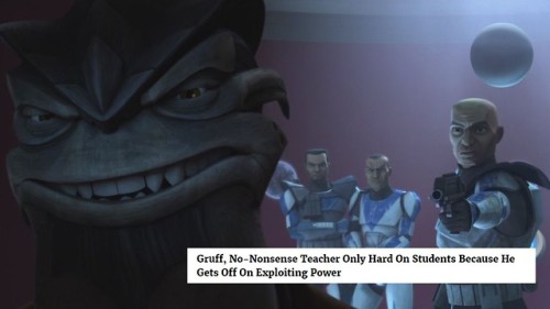 theresmagicinthat:The Clone Wars (1/?) + Onion Headlines ok so between anakin and obi-wan: who&rsquo