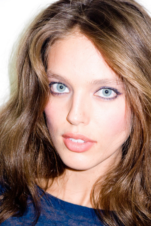 vs-angelwings: Emily Didonato photographed by Terry Richardson, at Terry’s Studio.