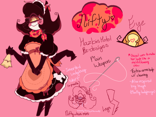 Vaggie + Nifty Re-designs + The Concept Sketches