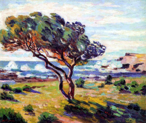 Rafales de vent, Le Brusc, 1911, Armand Guillaumin