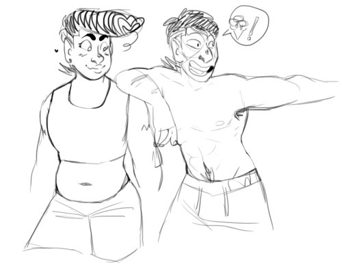 loutrem:  whne ur super gay and ur friend is hot 