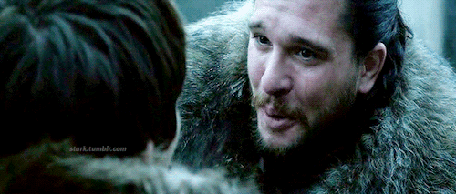 stark:Jon + first reunions with his siblings