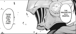 arbellas-bakery:Honestly one of my favorite lines of Goblin Slayer