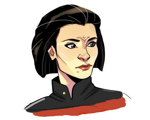 ndvulcan:Another commission from @starfleetbabe! Ro Laren, my all-time favorite Star Trek character.