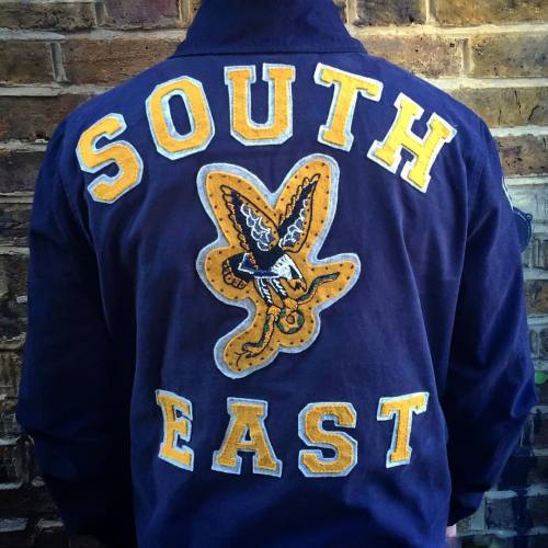 Custom embroidered jacket made for me by my lovely! Represent your ends! For custom orders check her