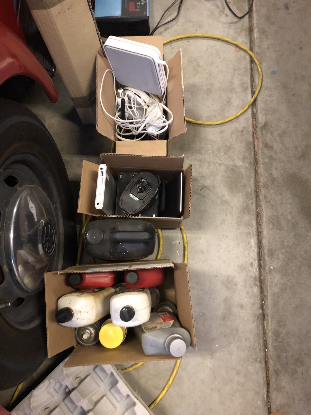 Day 3029 - Packed up and ready for our household hazardous waste drop-off appointment tomorrow. #dispose responsibly #household hazardous waste #everydaydeeds