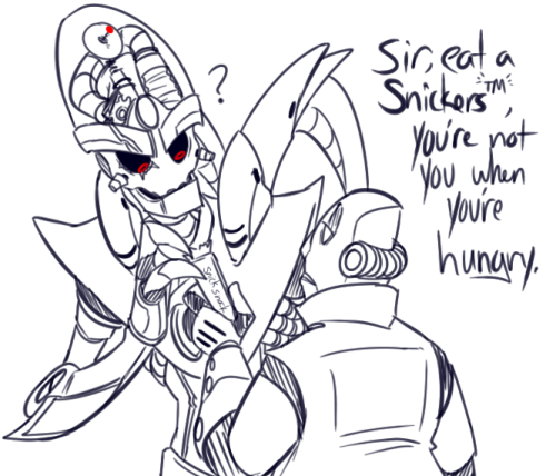 friend said Nefarious needs a snickers and I dropped everything to draw this,