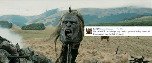 swaglexander-the-great: Eomer + Eomer Tweets from EomerHorseLord 1/3