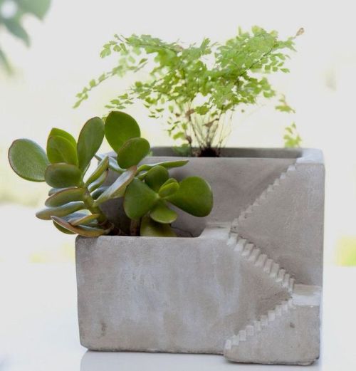 Cement Architectural Planters by Vagabond Vintage for Mothologyfrom Homeli.co.uk ~ { Facebook | Twit