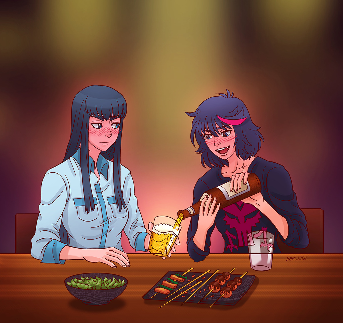 herokick:   *hic* Ryuko just reached the legal drinking age.  But I have yet to