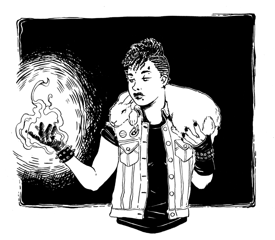 theserestlesshands: Inktober 13 - Aubrey Little  …and her assistant, Dr. Harris