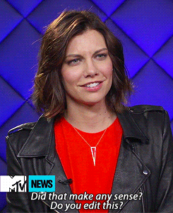   ▸Lauren Cohan on MTV News 
