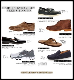 gentlemansessentials:  Shoe Guide   Gentleman’s Essentials