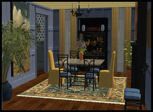 WIP: Dining Room@hokadk47 Thank you! You meant this rug, didn’t you? If you’d like it, it’s here (wi