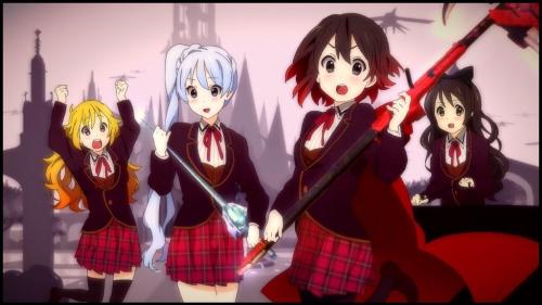 thekusabi:  RWBY/K-On! crossover by ホリス