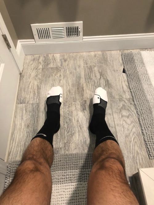 Porn photo collegesocks22:  New Black and white nike
