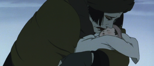 superiorleggs:drawandbemerry:Tokyo Godfathers.This my friends, is a masterpiece of a movie. Three ho