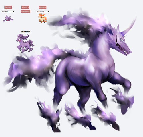 cyberfrost:  Pokemon Fusion Fan Art: Compilation 1 “Sinister Ones”None of these belong to me 